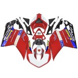 042 Fairing Ducati 848 1098 1198 2007 - 2012 Infostrada Red White Black